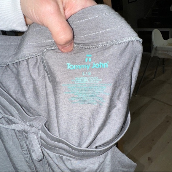 Tommy John lounge shorts pajamas modal heather grey drawstring downtime - Picture 3 of 6